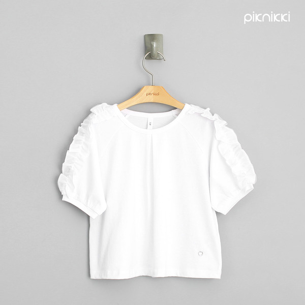 [피크니키]프릴샤 7부 티셔츠(봄/여름)